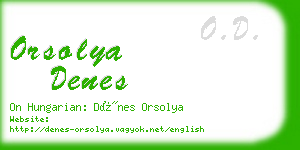 orsolya denes business card